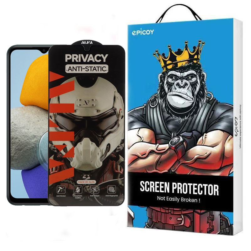 محافظ صفحه نمایش حریم شخصی گوشی سامسونگ Galaxy M23 4G اپیکوی مدل Alpha محافظ صفحه نمایش حریم شخصی گوشی سامسونگ Galaxy M23 4G اپیکوی مدل Alpha