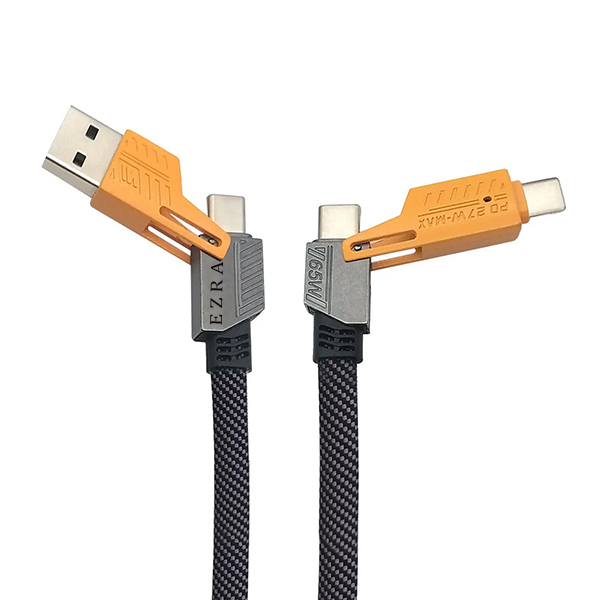 کابل تبدیل USB/USB-C به لایتنینگ مدل EZRA DC364 طول 1 متر