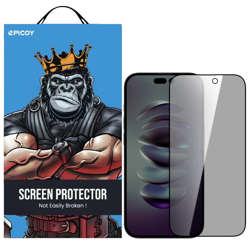 گلس گوشی اپل iPhone 14 Pro اپیکوی حریم شخصی مدل Pry