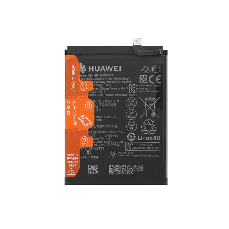 باتری موبایل هوآوی مدل HB486486ECW ظرفیت 4200میلی آمپر ساعت مناسب برای گوشی موبایل هوآوی Mate 20 Pro باتری موبایل هوآوی مدل HB486486ECW ظرفیت 4200میلیآمپر ساعت مناسب برای گوشی موبایل هوآوی Mate 20 Pro