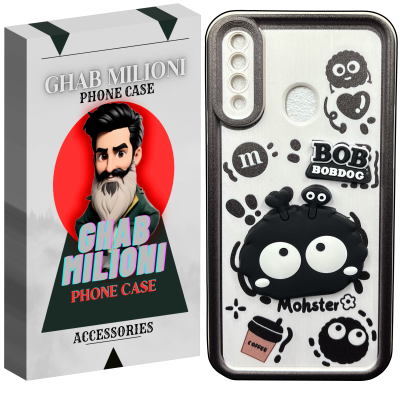 کاور گوشی سامسونگ Galaxy A20s قاب میلیونی مدل BOBDOG-MW به همراه بند آویز کاور گوشی سامسونگ Galaxy A20s قاب میلیونی مدل BOBDOG-MW به همراه بند آویز