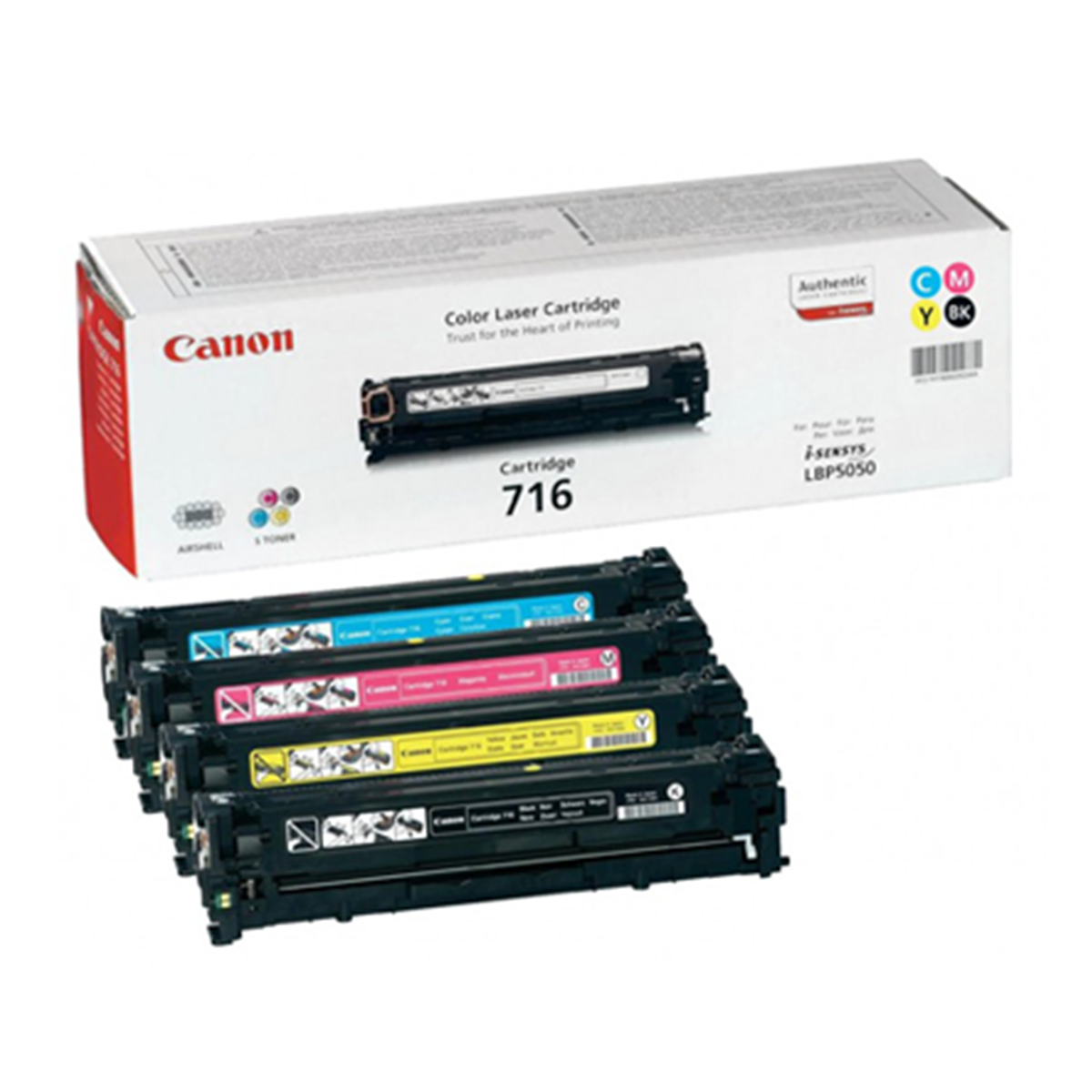 ست رنگی کارتریج کانن مدل 716