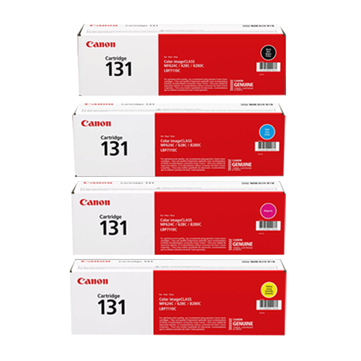 ست رنگی کارتریج کانن مدل 131