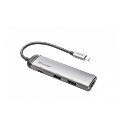 هاب 4 پورت USB-C ورباتیم مدل 49140 هاب 4 پورت USB-C ورباتیم مدل 49140