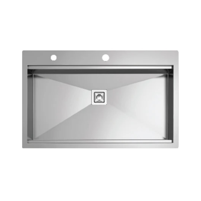 سینک ظرفشویی استیل توکار یک لگنه کن مدل BCN74 سینک ظرفشویی استیل توکار یک لگنه کن مدل BCN74