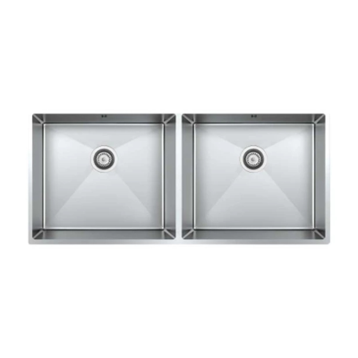 سینک ظرفشویی استیل توکار دو لگنه کن مدل BCN 88 سینک ظرفشویی استیل توکار دو لگنه کن مدل BCN 88