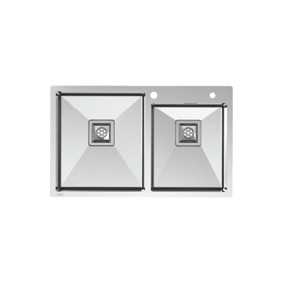 سینک ظرفشویی باکسی استیل توکار کن مدل BCN 204 سینک ظرفشویی باکسی کن مدل BCN 204 استیل توکار