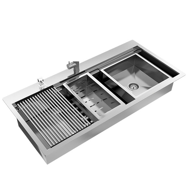 سینک ظرفشویی توکار استیل کن مدل cn104 سینک ظرفشویی توکار استیل کن مدل cn104