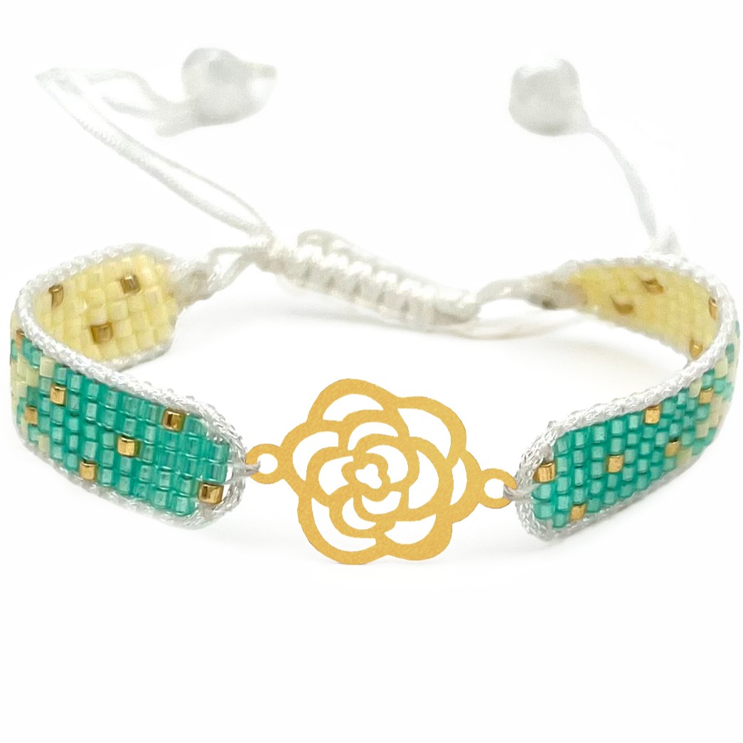 دستنبد طلا زنانه با پلاک طلا میوکی دیانا گالری کد11028