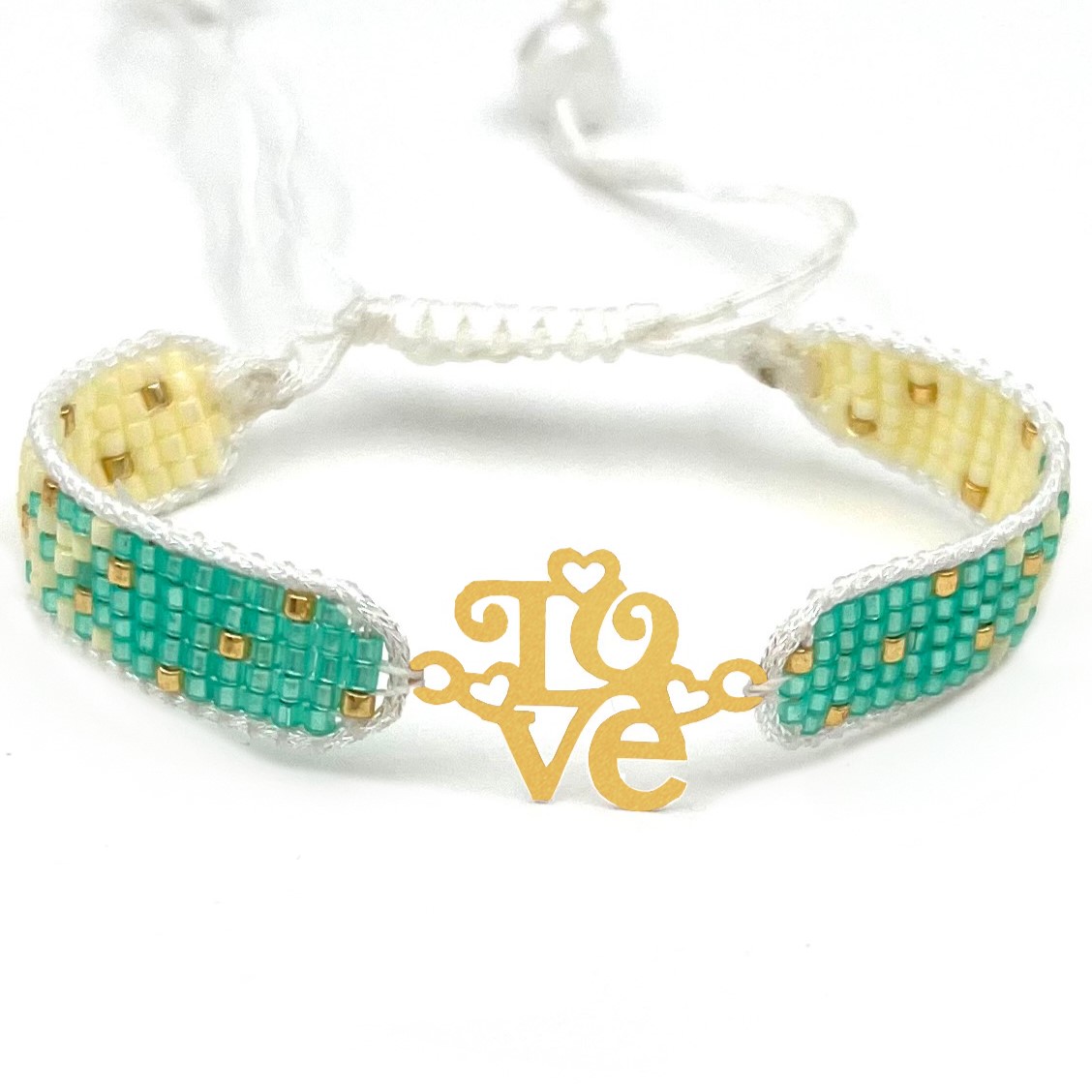 دستنبد طلا زنانه با پلاک طلا میوکی دیانا گالری کد11018