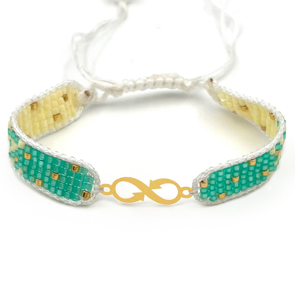 دستنبد طلا زنانه با پلاک طلا میوکی دیانا گالری کد11016