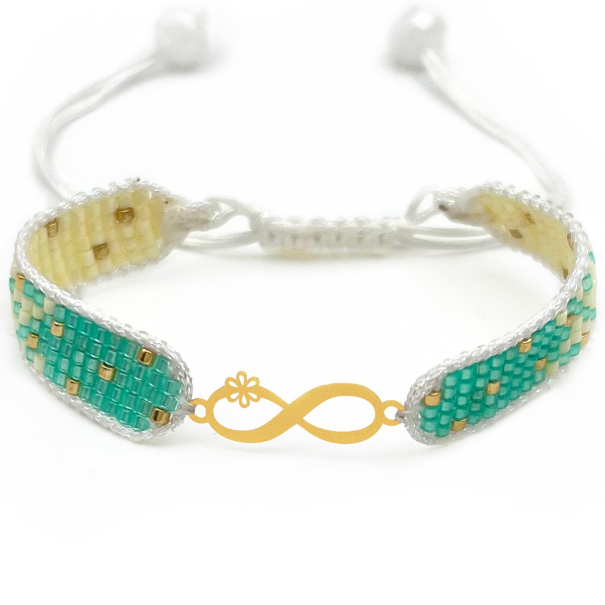 دستنبد طلا زنانه با پلاک طلا میوکی دیانا گالری کد11010