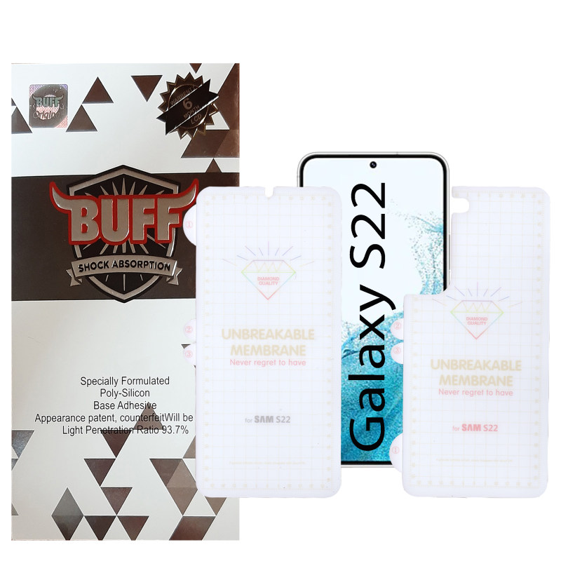 محافظ صفحه نمایش و پشت گوشی سامسونگ Galaxy S22 بوف مدل Hydrogel-G