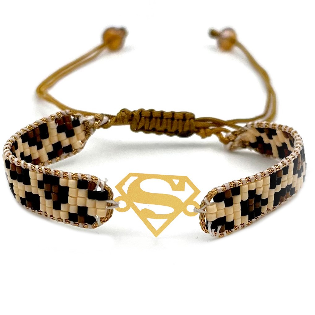 دستنبد طلا زنانه با پلاک طلا میوکی دیانا گالری کد10035