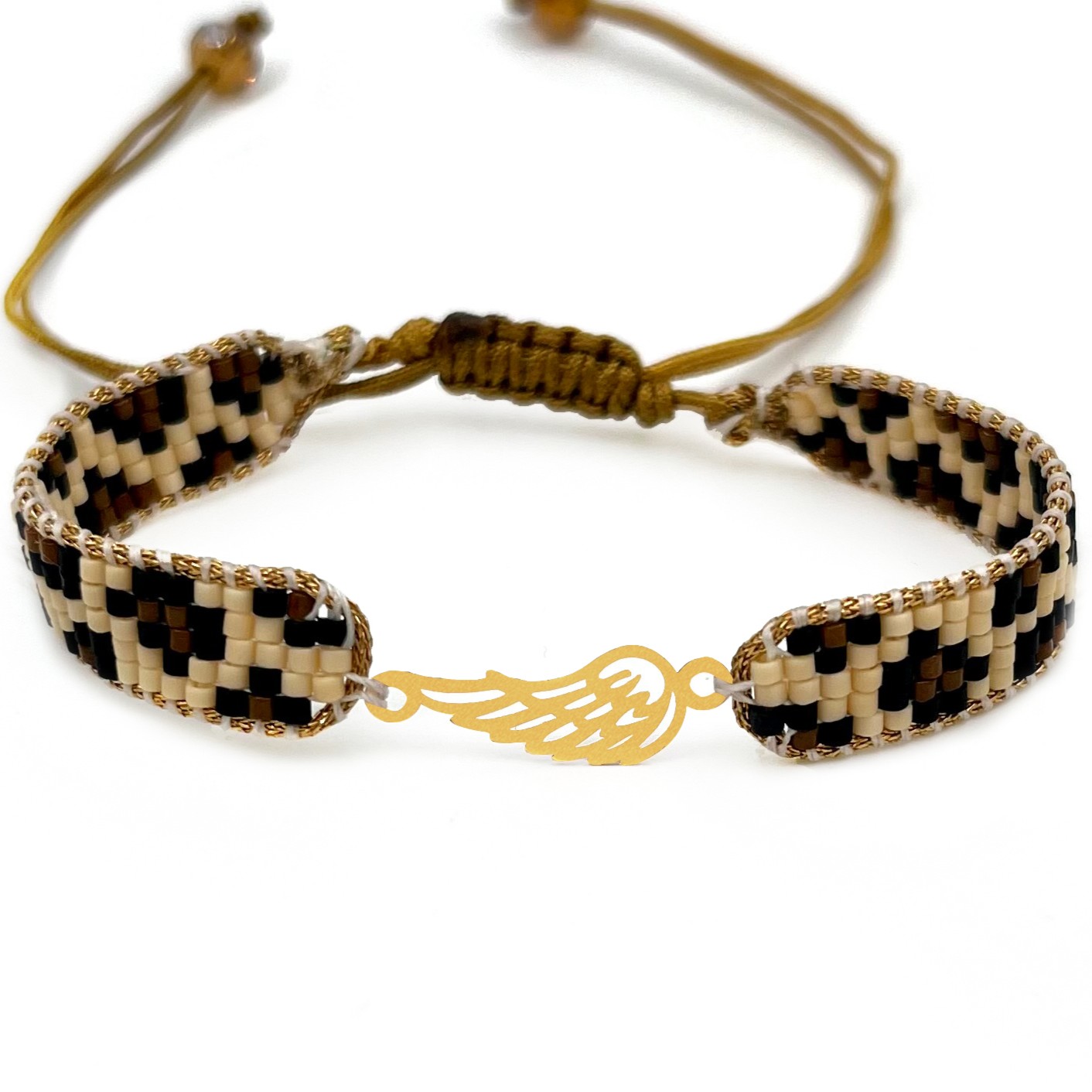 دستنبد طلا زنانه با پلاک طلا میوکی دیانا گالری کد10014