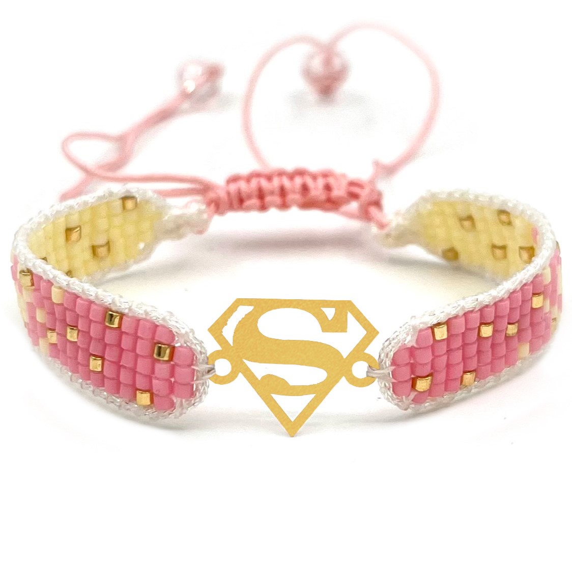 دستنبد طلا زنانه با پلاک طلا میوکی دیانا گالری کد09035