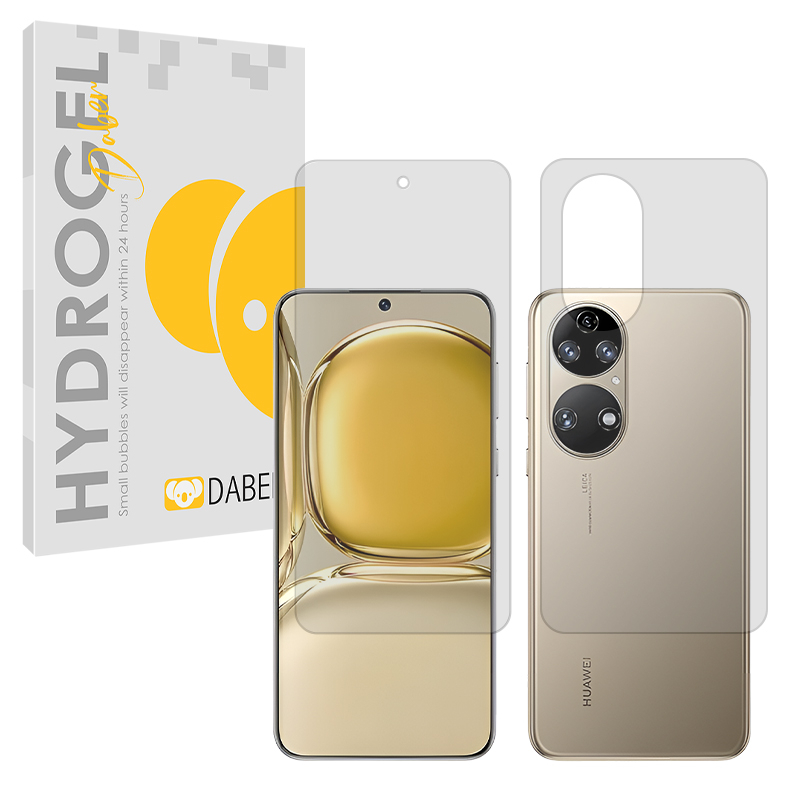 محافظ صفحه نمایش مات گوشی  هوآوی P50 Pro دبن مدل Tough به همراه محافظ پشت گوشی