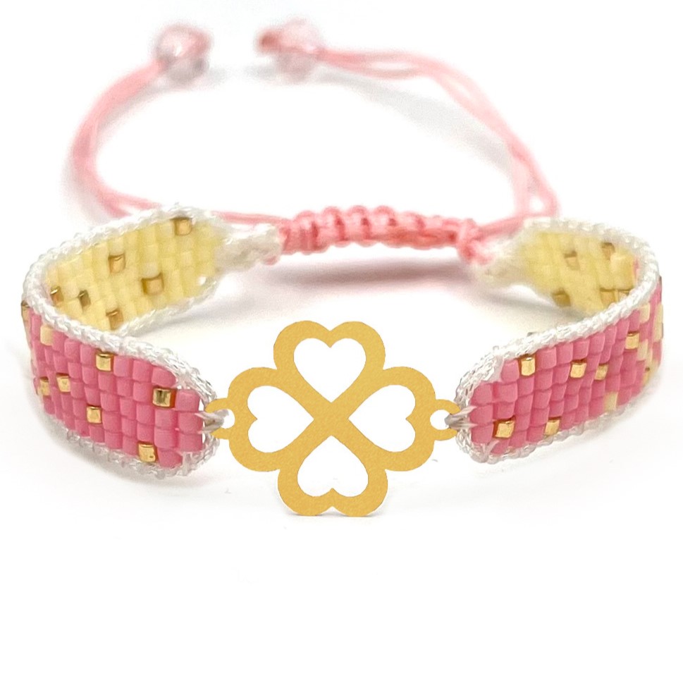 دستنبد طلا زنانه با پلاک طلا میوکی دیانا گالری کد09026