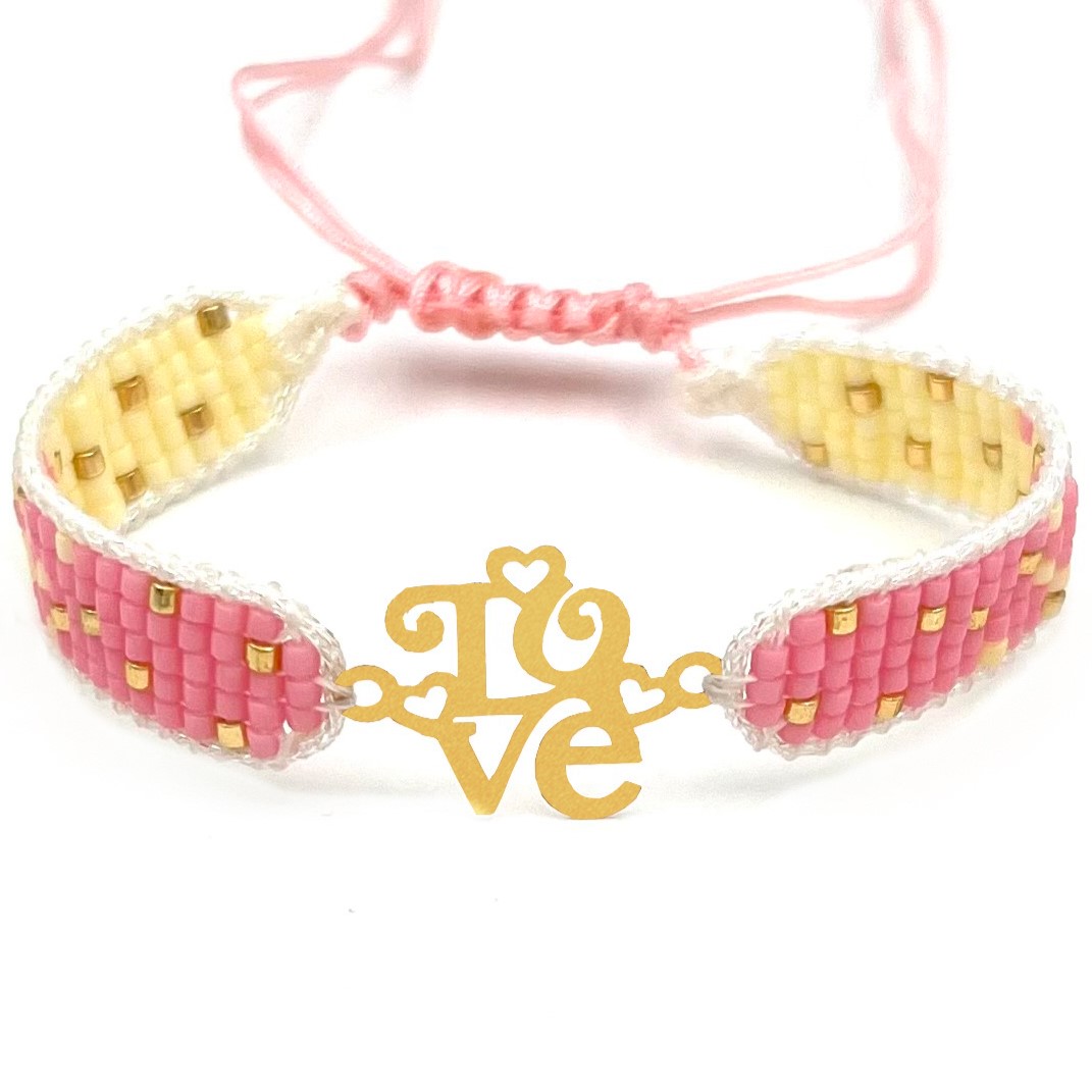 دستنبد طلا زنانه با پلاک طلا میوکی دیانا گالری کد09018