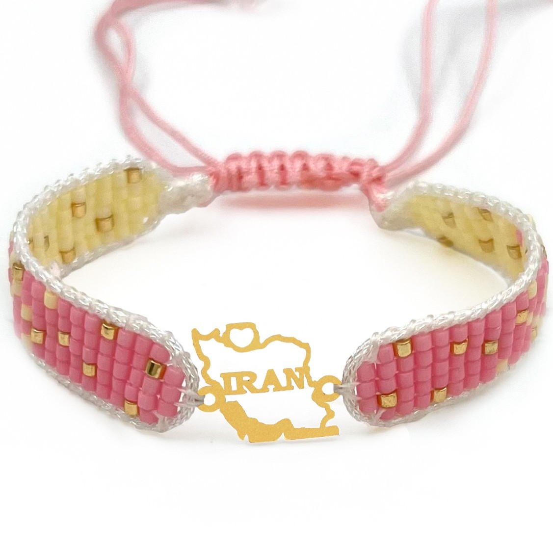 دستنبد طلا زنانه با پلاک طلا میوکی دیانا گالری کد09011