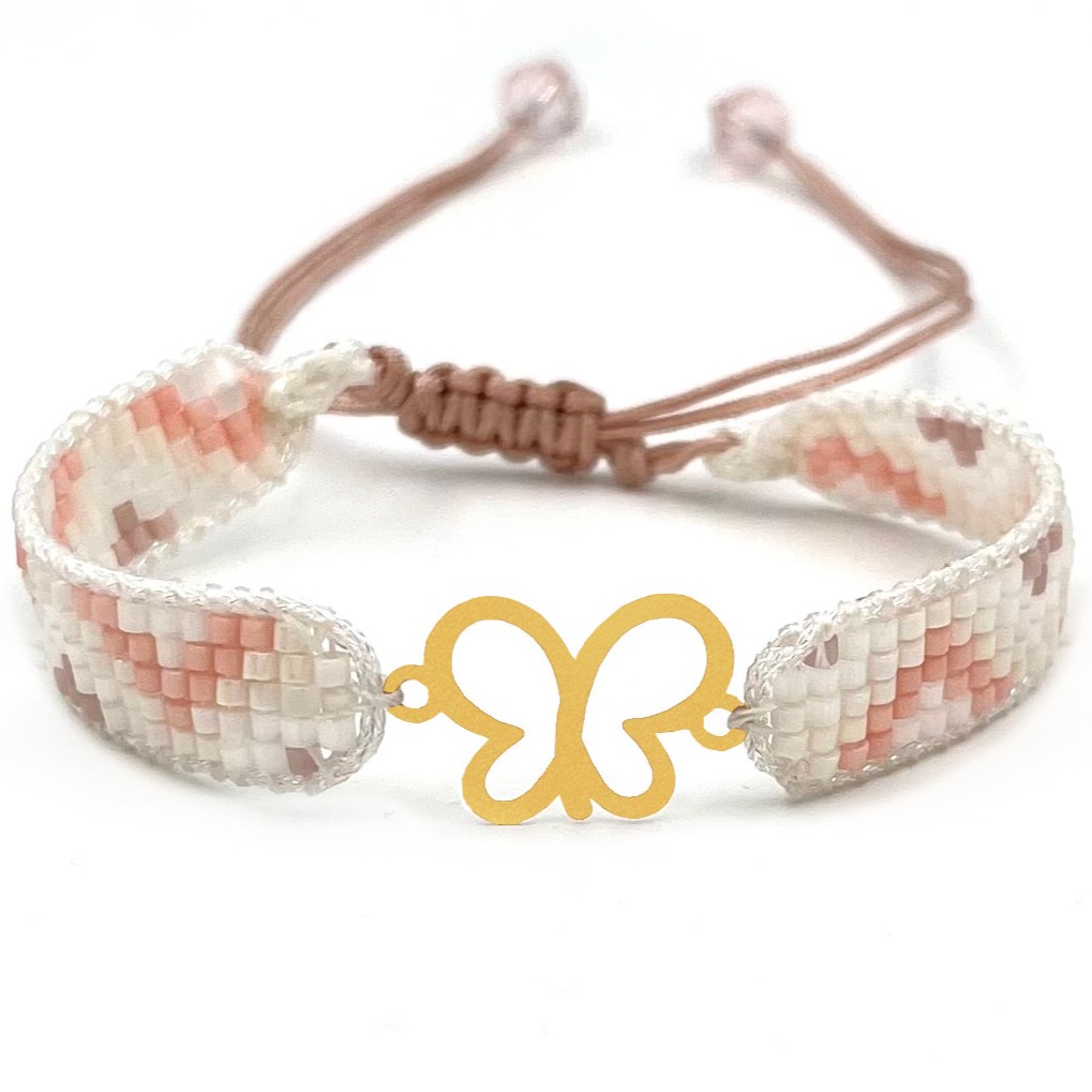 دستنبد طلا زنانه با پلاک طلا میوکی دیانا گالری کد08027