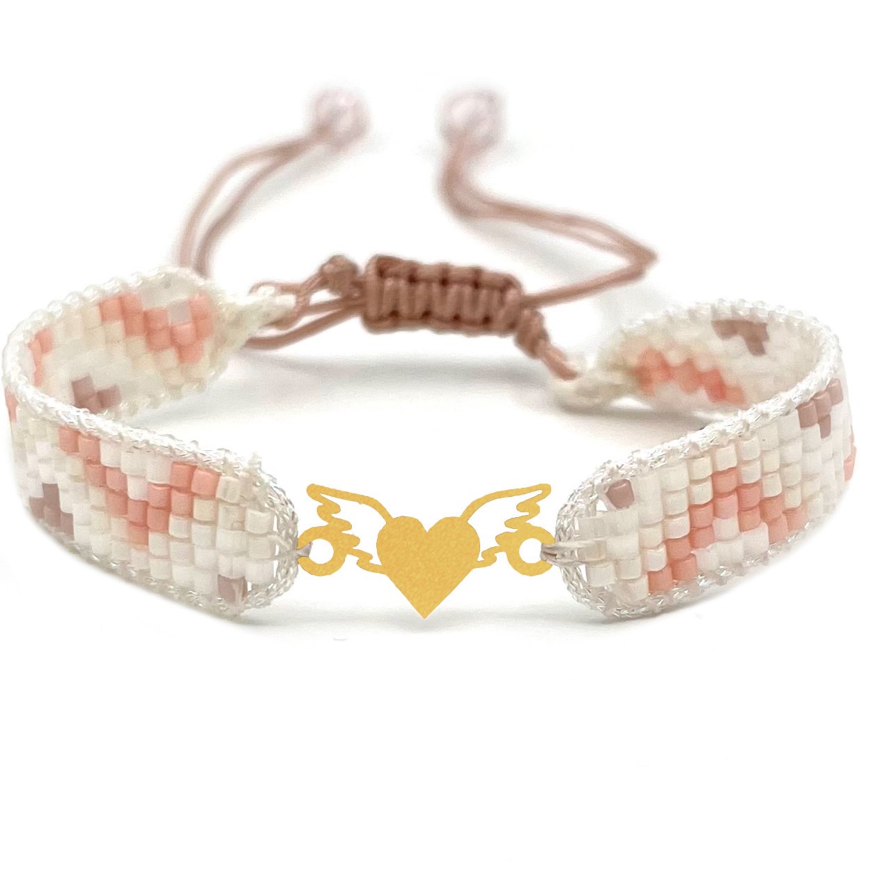 دستنبد طلا زنانه با پلاک طلا میوکی دیانا گالری کد08024