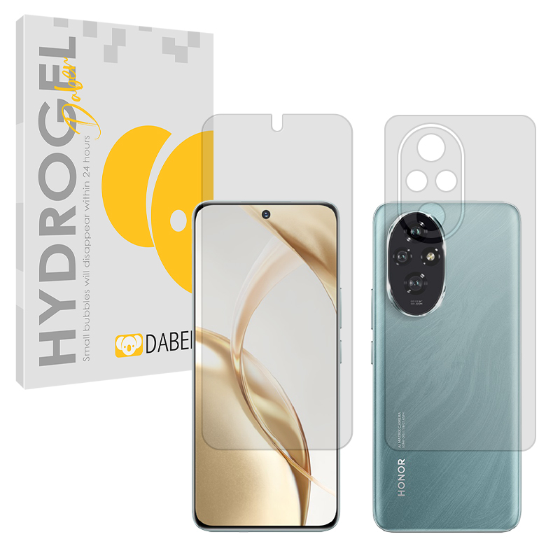 محافظ صفحه نمایش شفاف گوشی آنر 200 دبن مدل Tough به همراه محافظ پشت گوشی