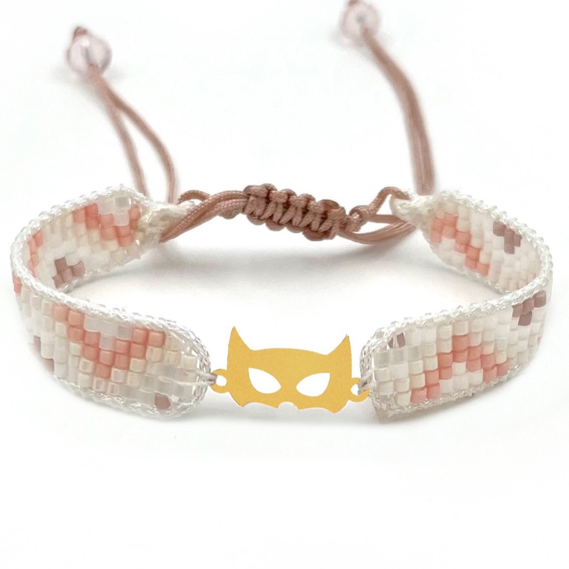 دستنبد طلا زنانه با پلاک طلا میوکی دیانا گالری کد08009