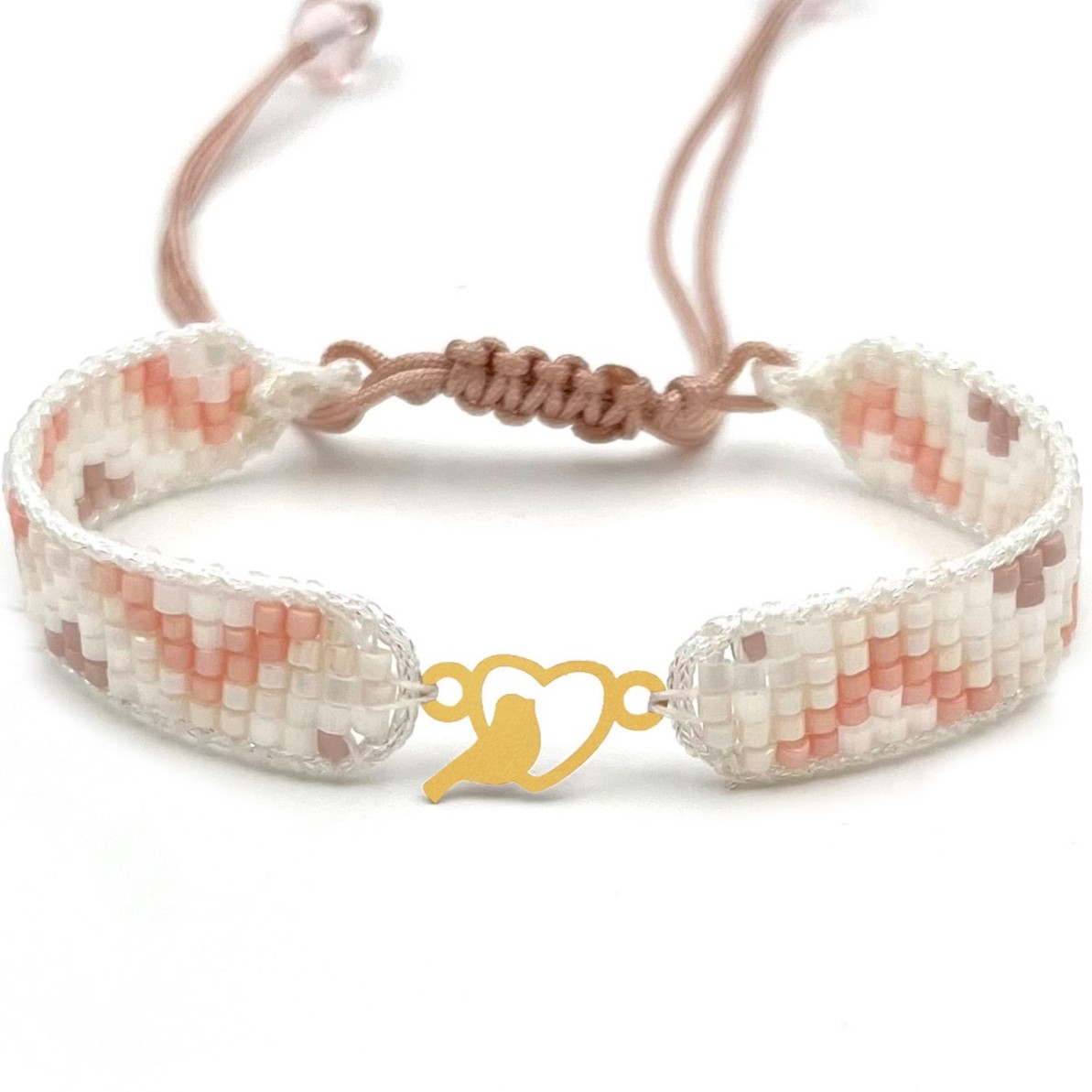 دستنبد طلا زنانه با پلاک طلا میوکی دیانا گالری کد08005