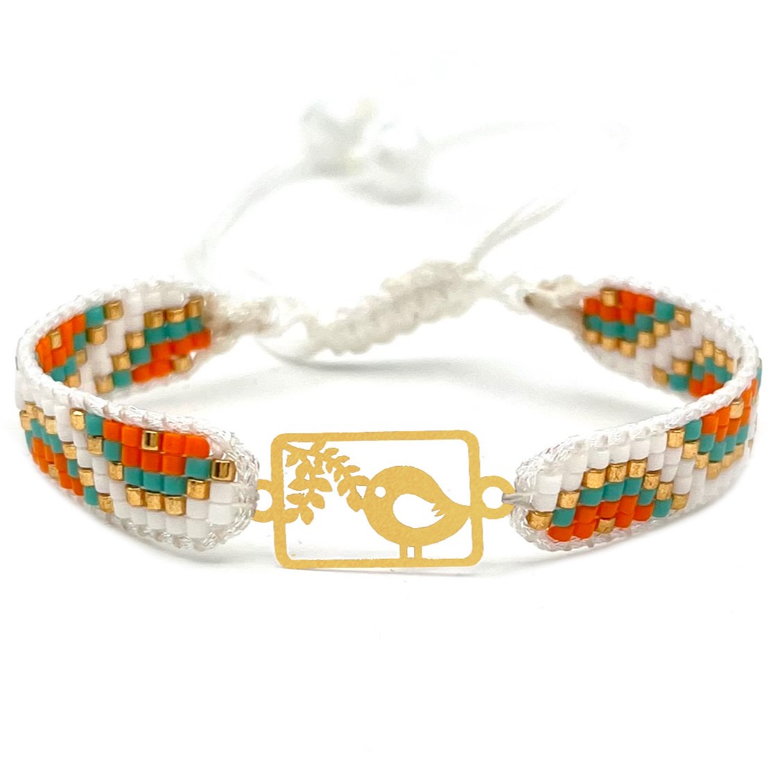 دستنبد طلا زنانه با پلاک طلا میوکی دیانا گالری کد07034