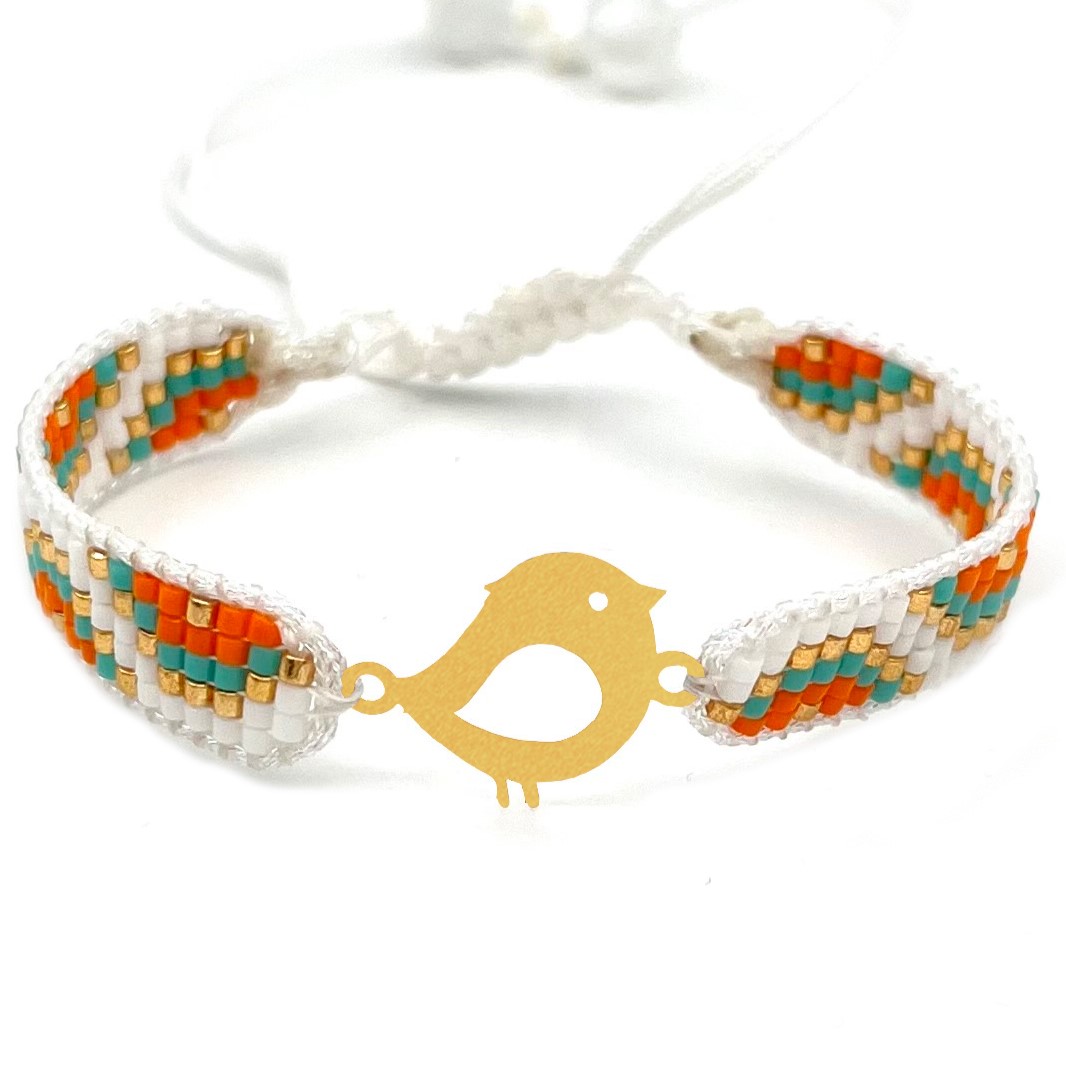 دستنبد طلا زنانه با پلاک طلا میوکی دیانا گالری کد07030