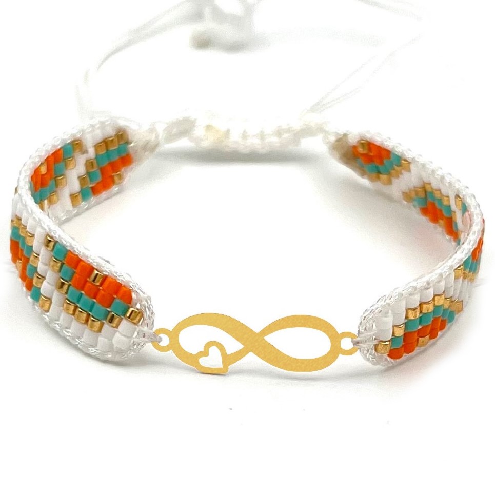 دستنبد طلا زنانه با پلاک طلا میوکی دیانا گالری کد07006