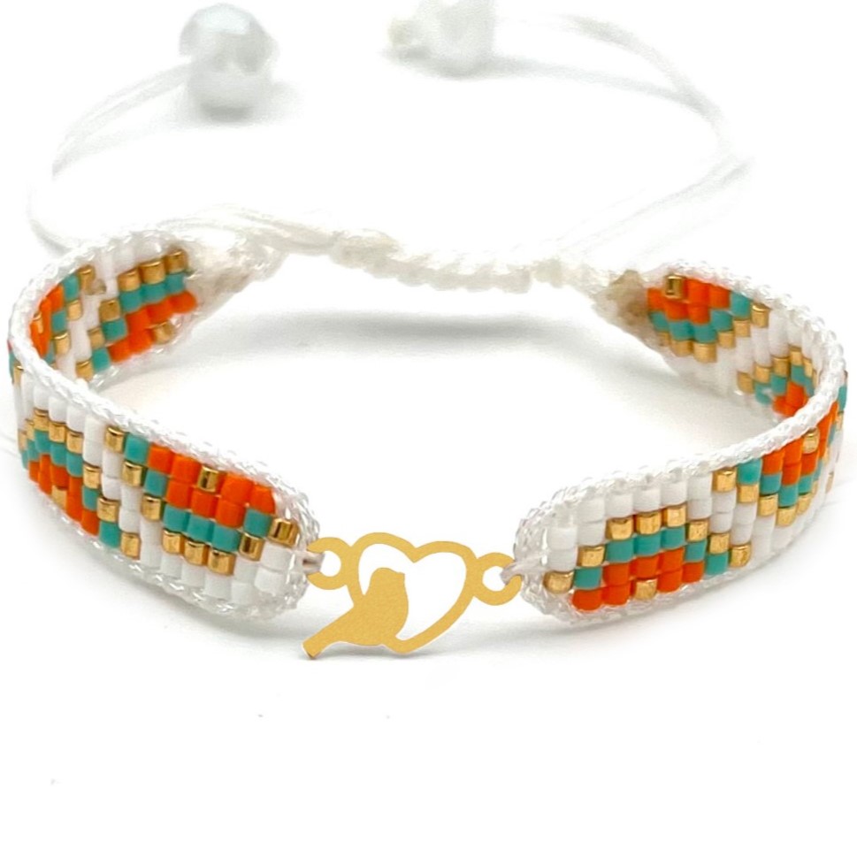 دستنبد طلا زنانه با پلاک طلا میوکی دیانا گالری کد07005