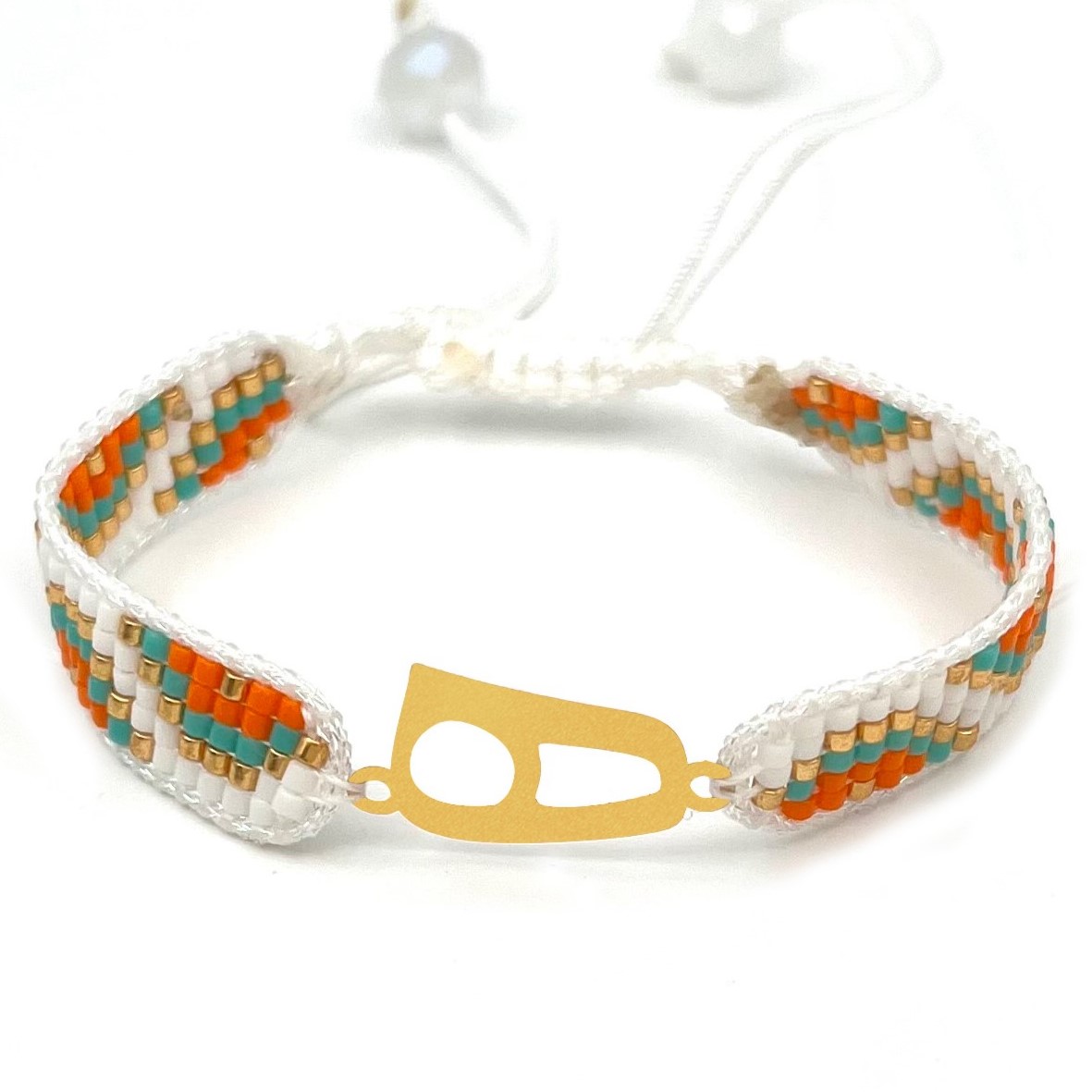 دستنبد طلا زنانه با پلاک طلا میوکی دیانا گالری کد07001