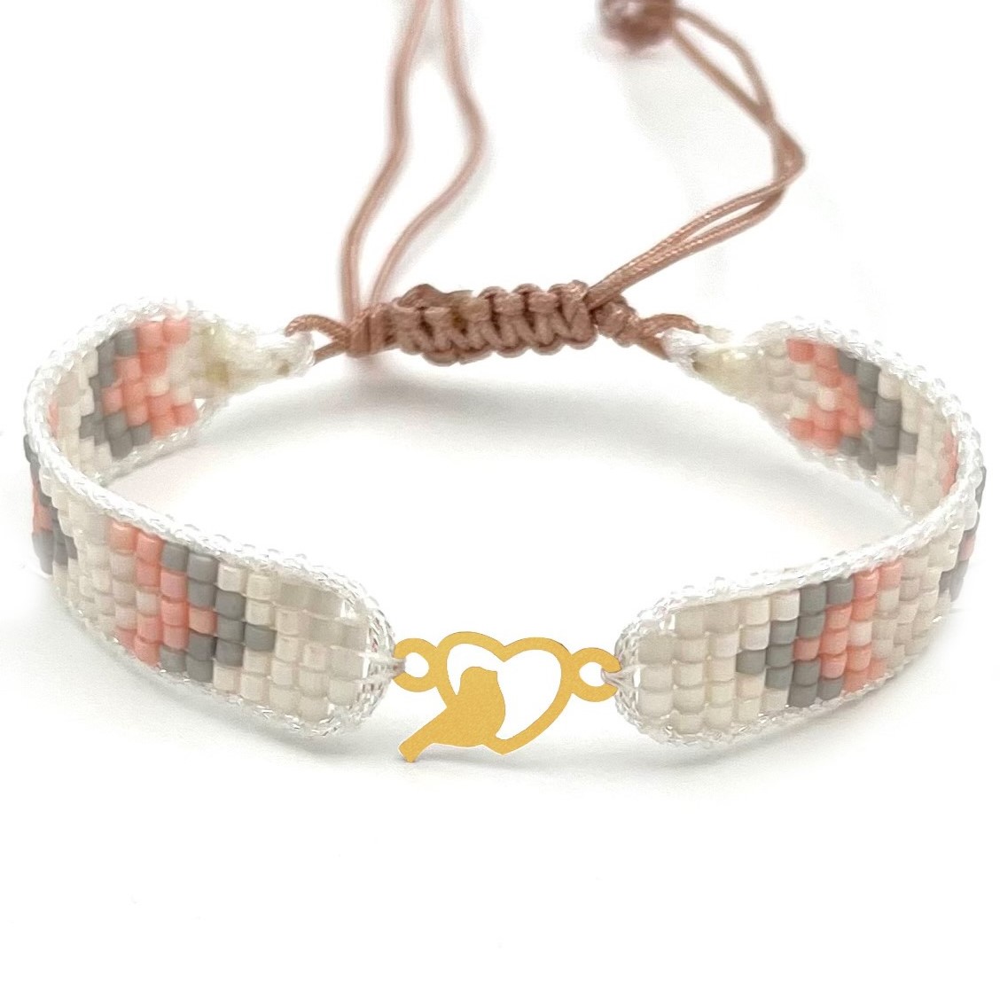 دستنبد طلا زنانه با پلاک طلا میوکی دیانا گالری کد06005