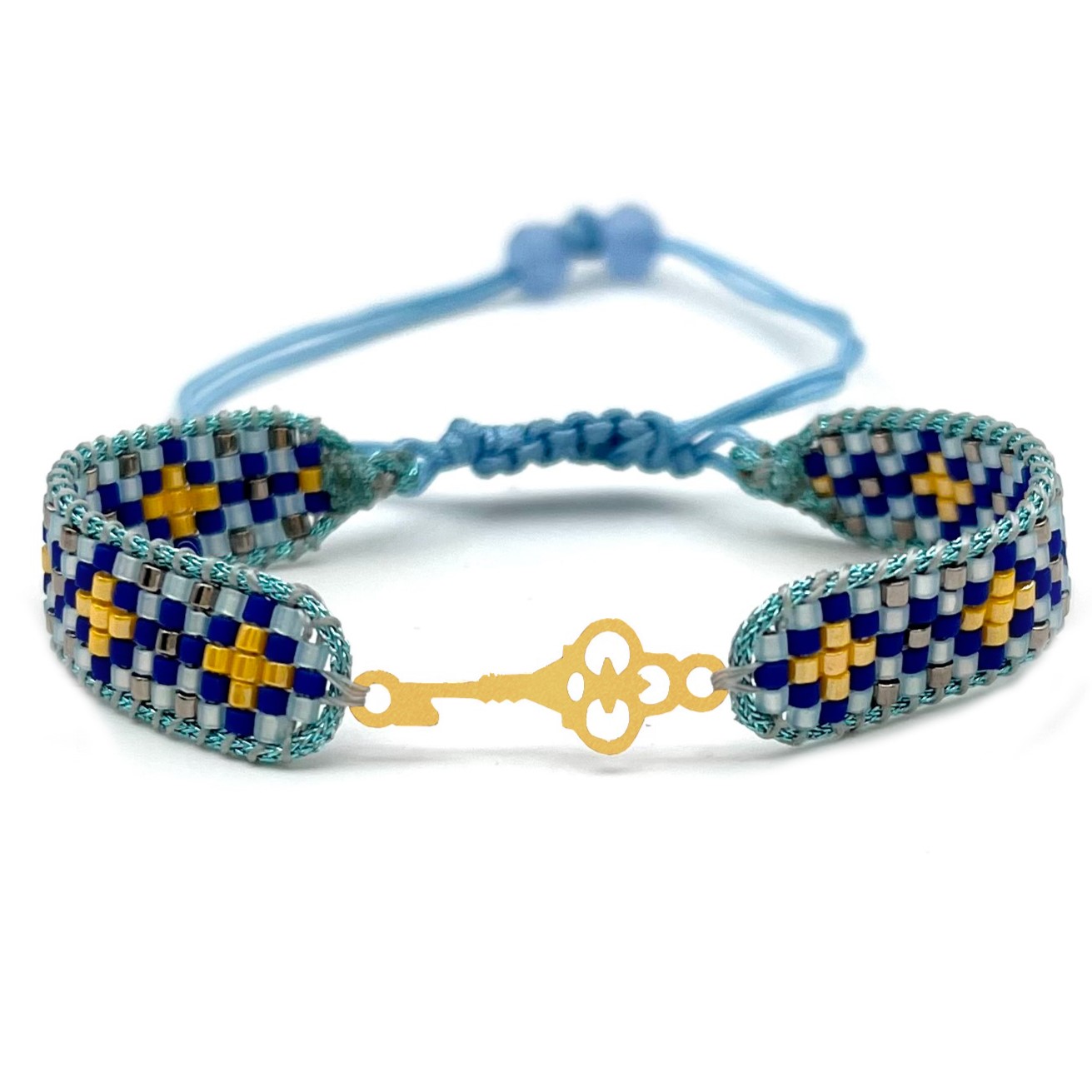 دستنبد طلا زنانه با پلاک طلا میوکی دیانا گالری کد05037