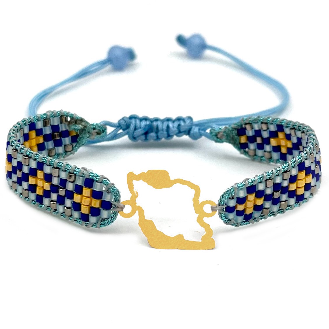 دستنبد طلا زنانه با پلاک طلا میوکی دیانا گالری کد05032