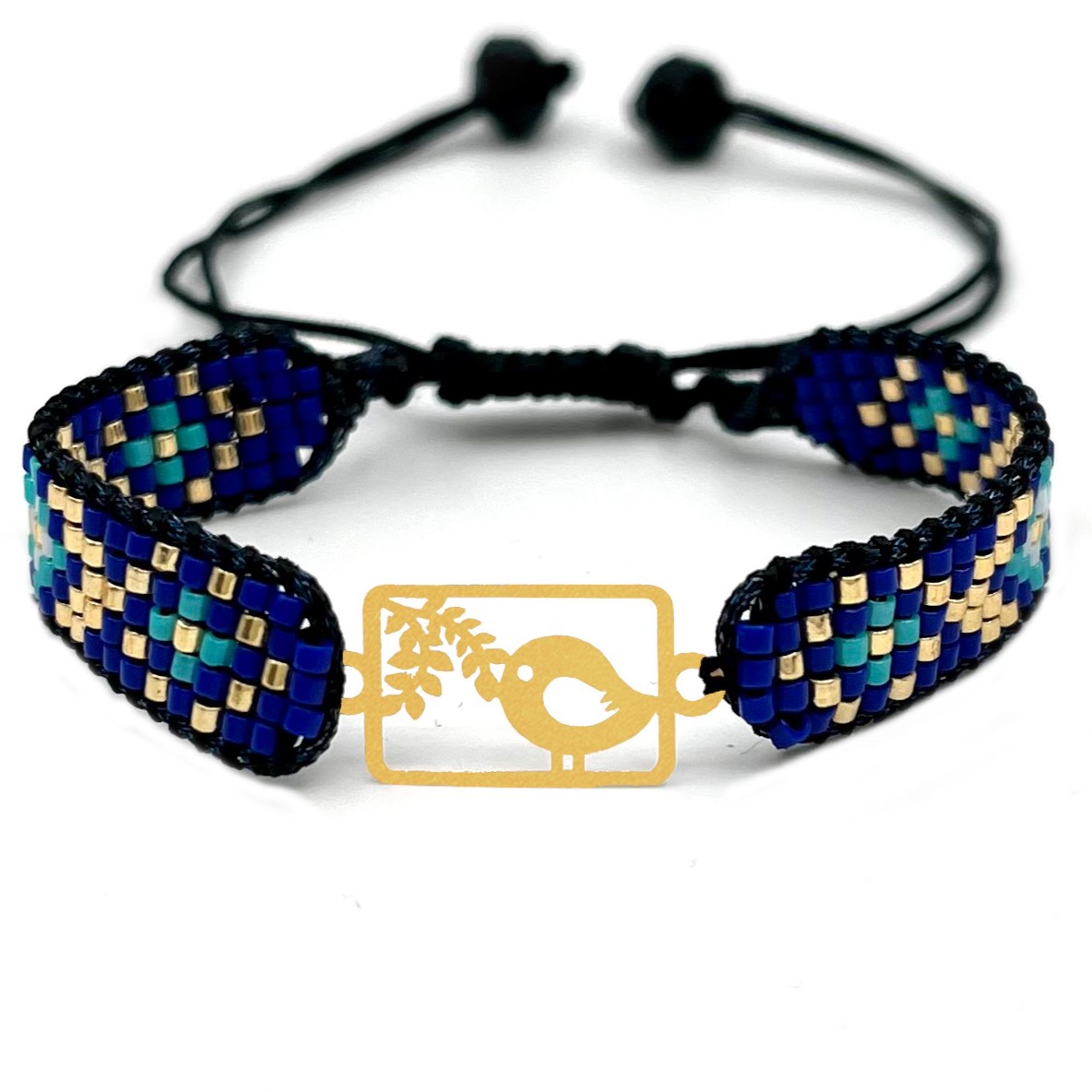 دستنبد طلا زنانه با پلاک طلا میوکی دیانا گالری کد04034