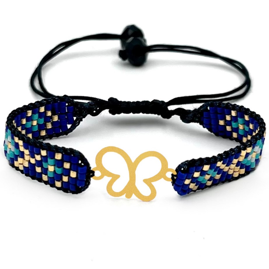 دستنبد طلا زنانه با پلاک طلا میوکی دیانا گالری کد04027