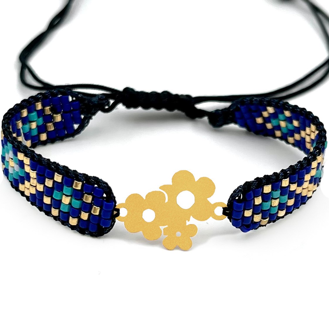 دستنبد طلا زنانه با پلاک طلا میوکی دیانا گالری کد04019