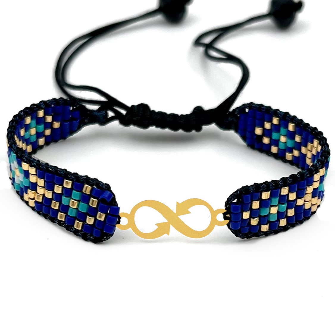 دستنبد طلا زنانه با پلاک طلا میوکی دیانا گالری کد04016