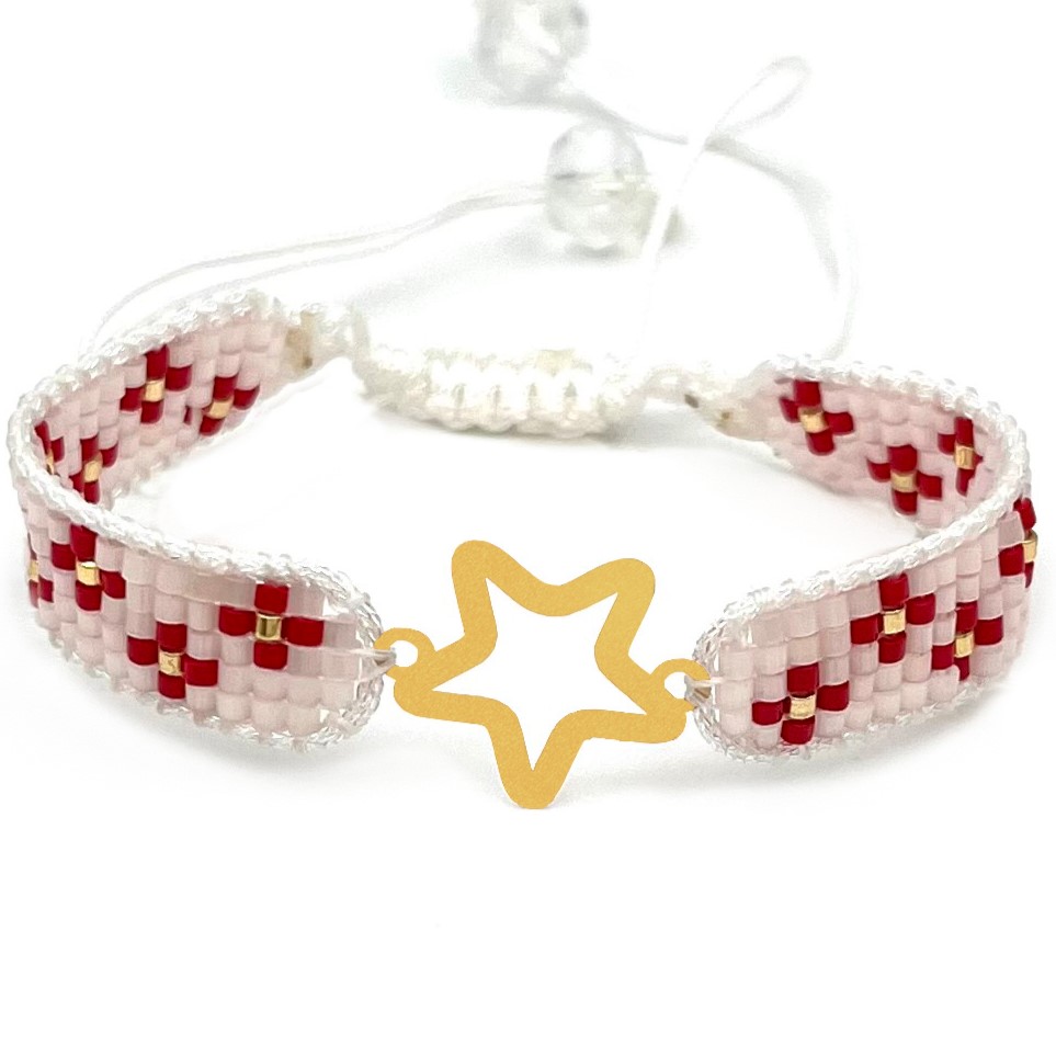 دستنبد طلا زنانه با پلاک طلا میوکی دیانا گالری کد03015