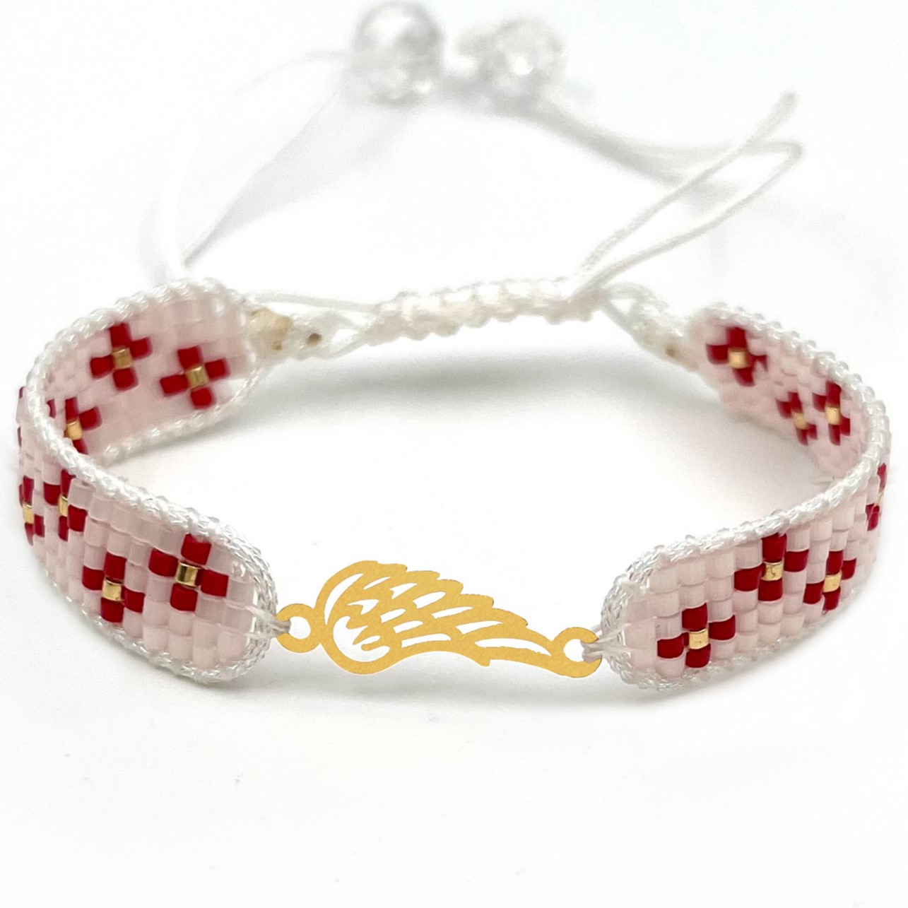 دستنبد طلا زنانه با پلاک طلا میوکی دیانا گالری کد03014