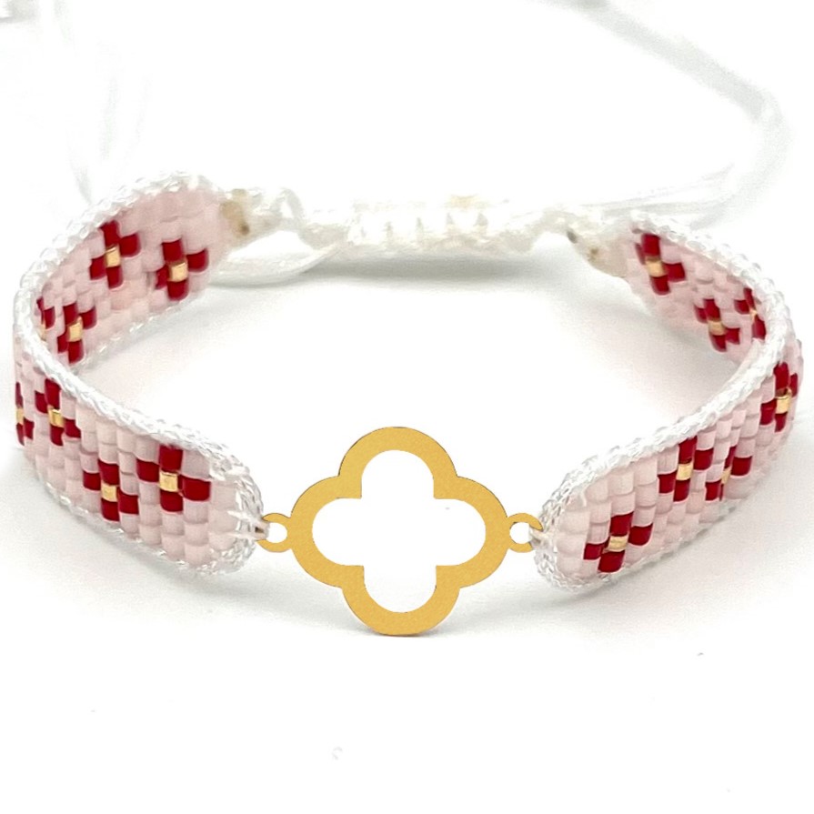 دستنبد طلا زنانه با پلاک طلا میوکی دیانا گالری کد03003