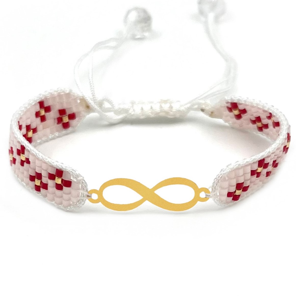 دستنبد طلا زنانه با پلاک طلا میوکی دیانا گالری کد03002