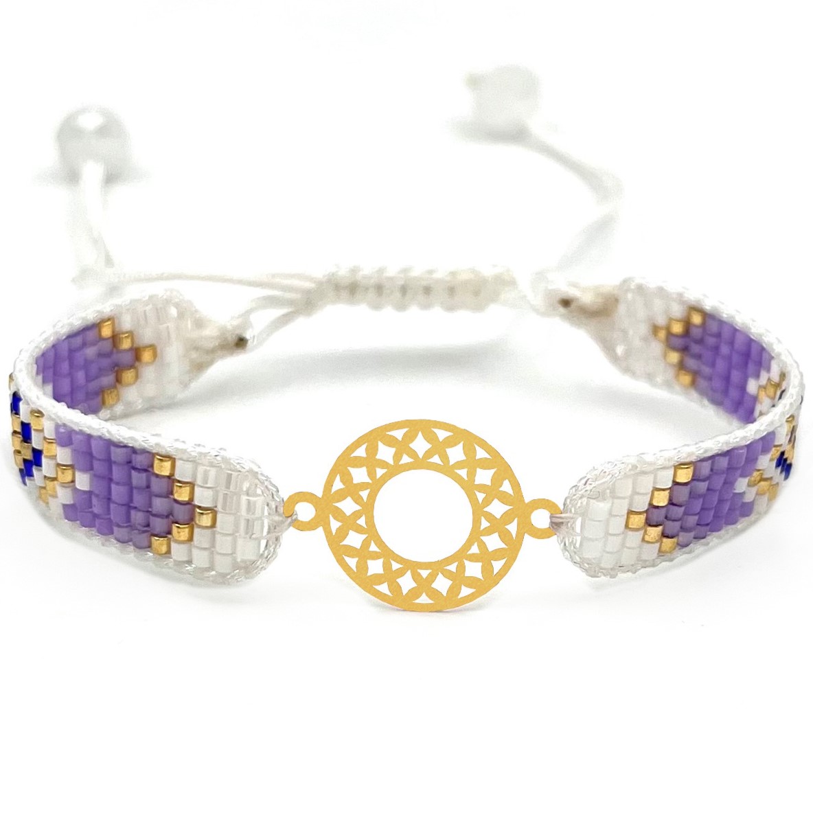 دستنبد طلا زنانه با پلاک طلا میوکی دیانا گالری کد02023