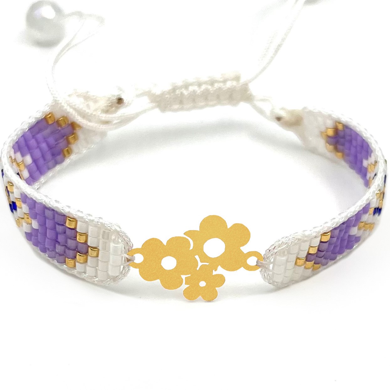 دستنبد طلا زنانه با پلاک طلا میوکی دیانا گالری کد02019