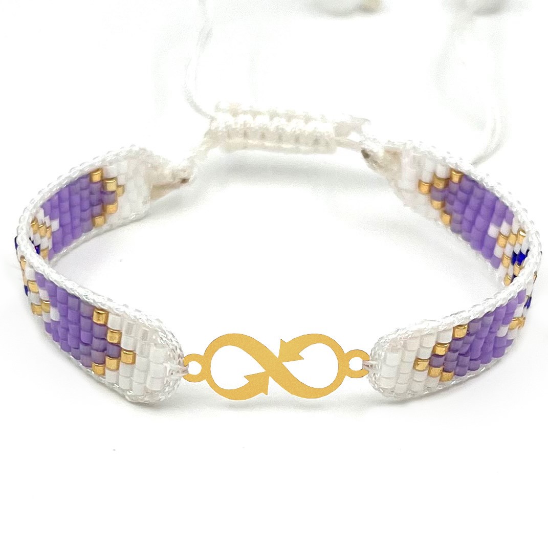 دستنبد طلا زنانه با پلاک طلا میوکی دیانا گالری کد02016