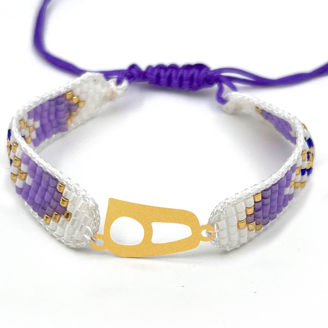 دستنبد طلا زنانه با پلاک طلا میوکی دیانا گالری کد02001