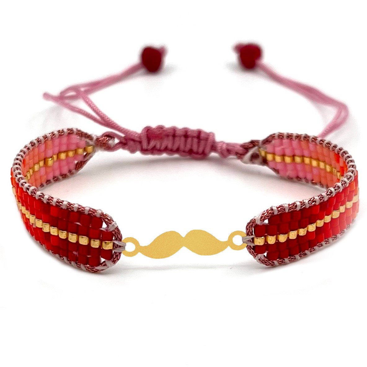 دستنبد طلا زنانه با پلاک طلا میوکی دیانا گالری کد01033